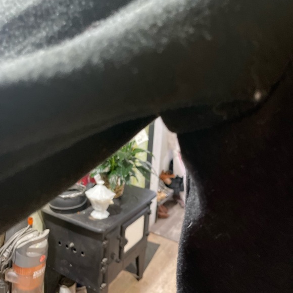 Shein Women's Casual Black Woolen Long Coat size large - Picture 3 of 5